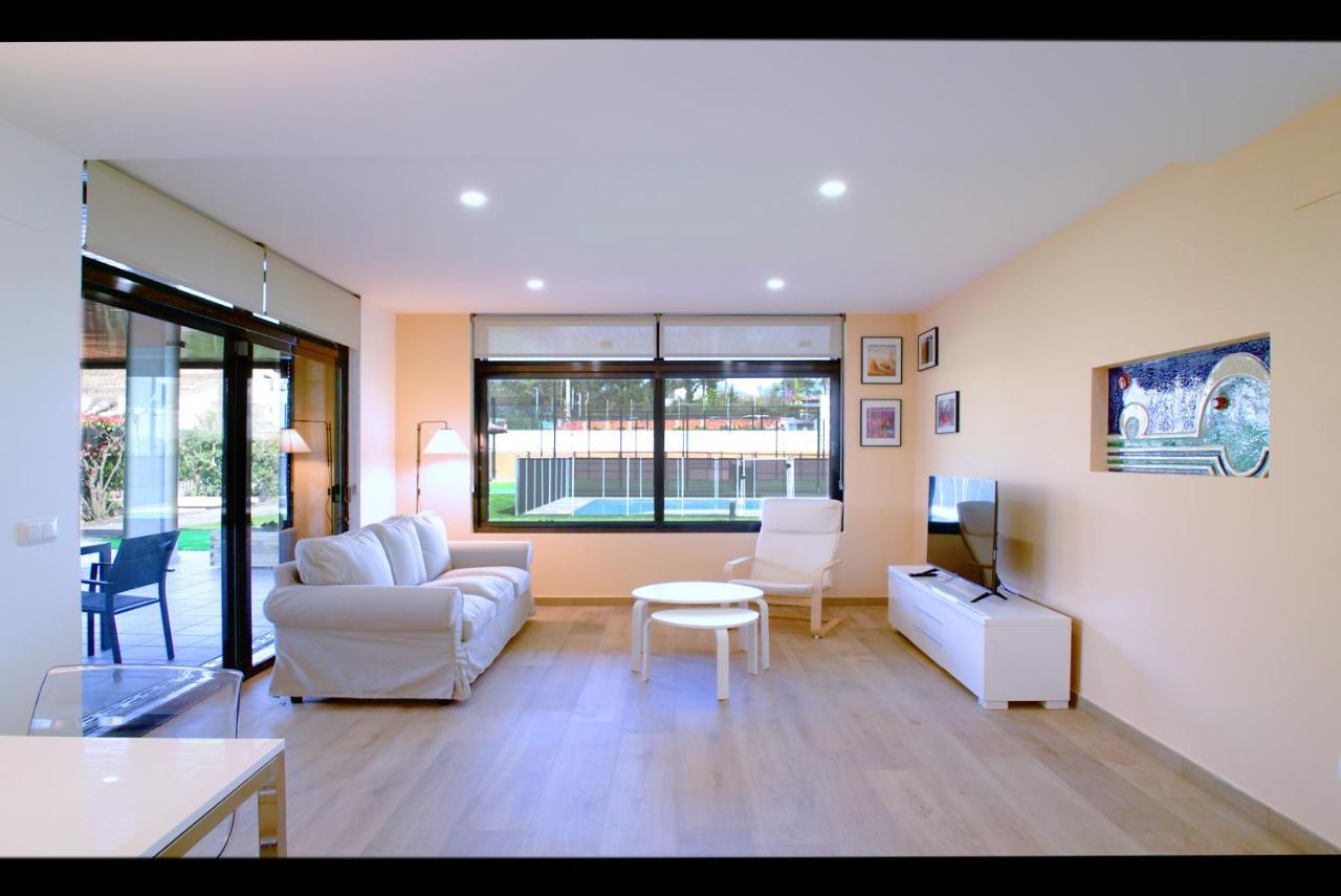 Casa De Vacaciones Con Padel En Montseny By Can Forcadell Girona Exteriör bild