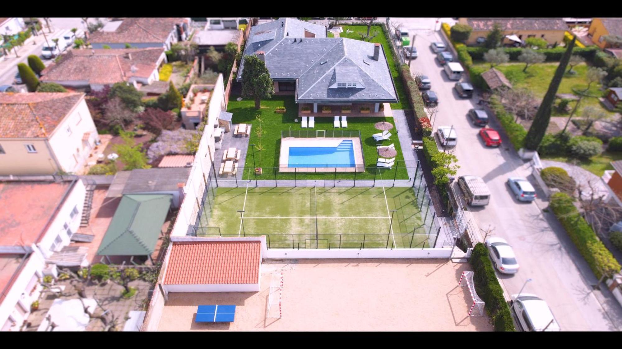 Casa De Vacaciones Con Padel En Montseny By Can Forcadell Girona Exteriör bild